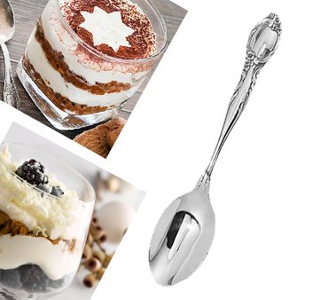 Серебряная десертная ложка Серебряная десертная ложка
