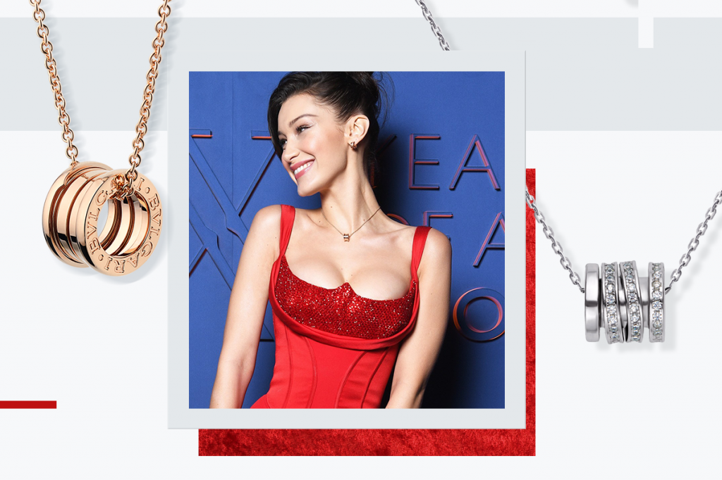 Аккуратные подвески от Bvlgari — еще один ювелирный must-have Беллы Булгари подвески