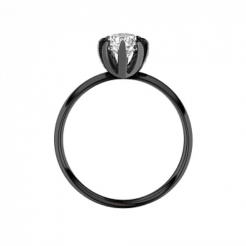 Кольца из черного золота с бриллиантом: купить кольцо в черном золоте 585-й пробы камни бриллианты в гипермаркете Злато